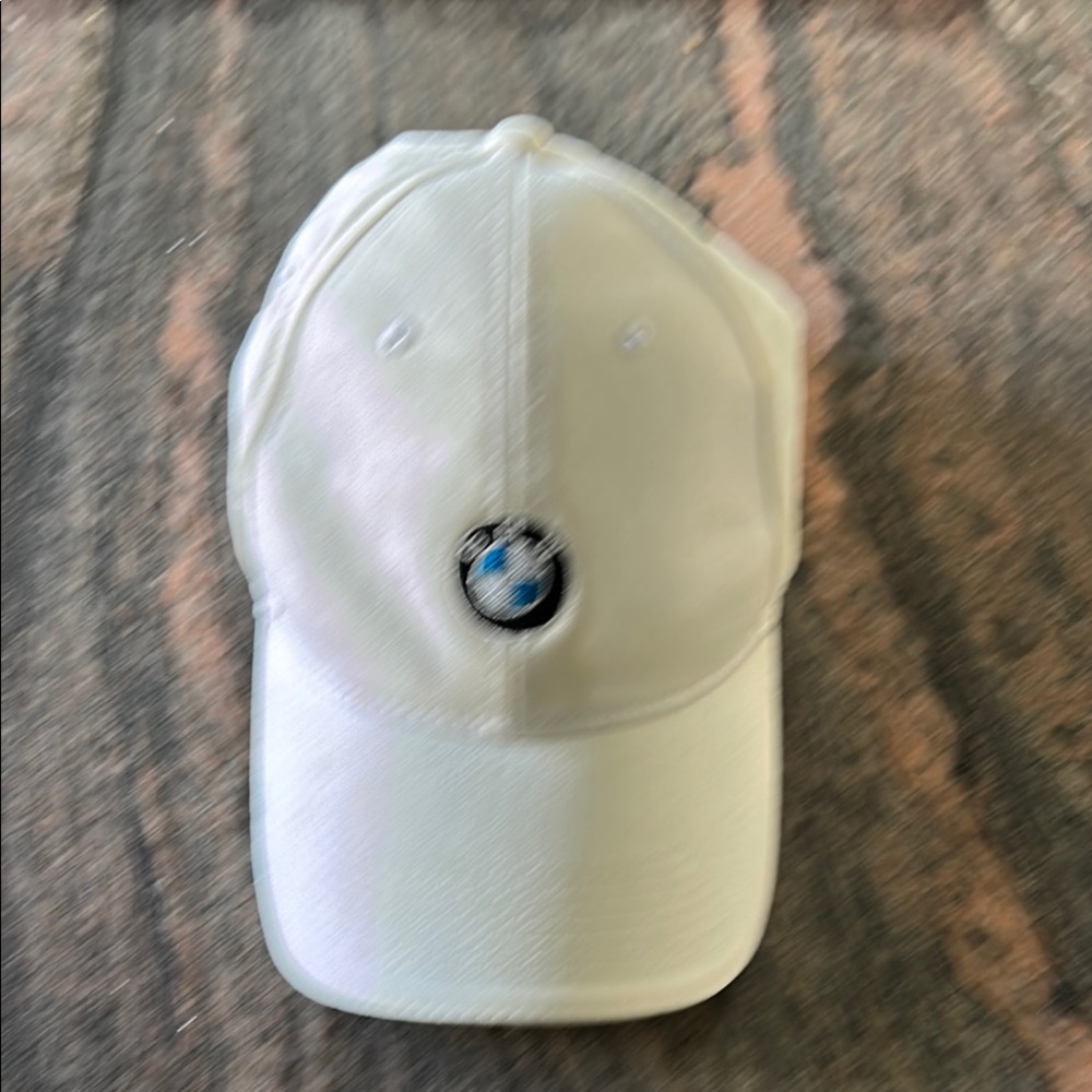 BMW White Baseball Cap Classic Design